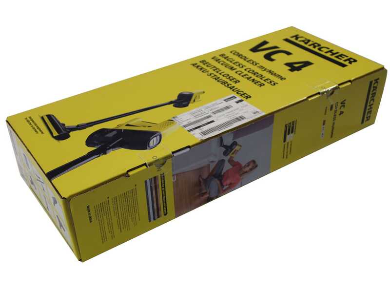 Karcher VC 4 sans fil myHome PET - Balai &eacute;lectrique - 21,6 V - 2,5 Ah