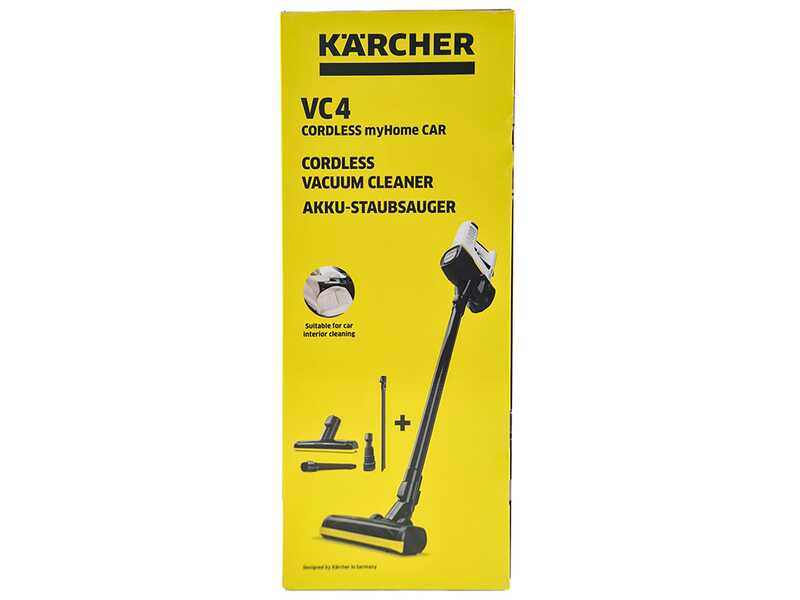 Karcher VC 4 myHome Car Sans fil - Balai &eacute;lectrique