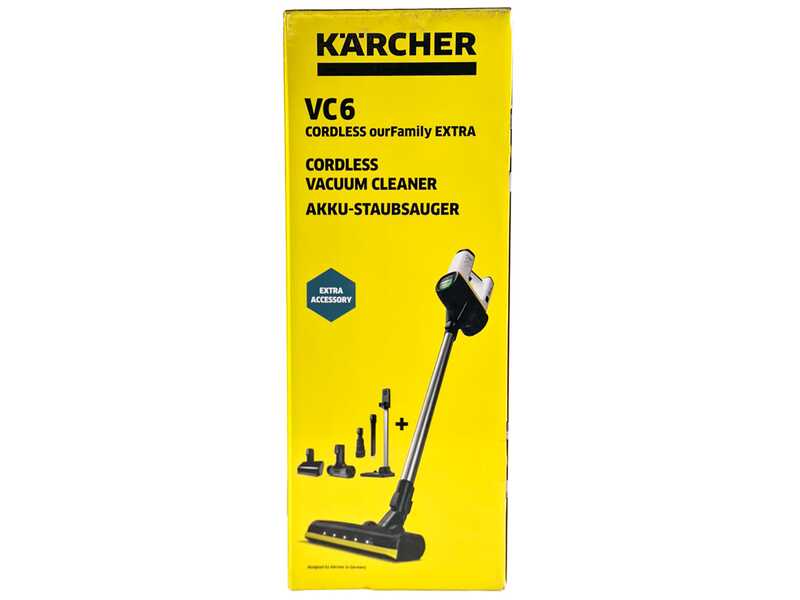 Karcher VC 6 Sans Fil ourFamily Extra - Balai &eacute;lectrique - 25,2 V - 2,5 Ah