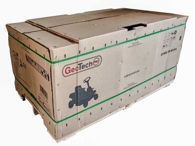 GeoTech-Pro GT-MR 76 - Tracteur tondeuse - Moteur 432 cm3