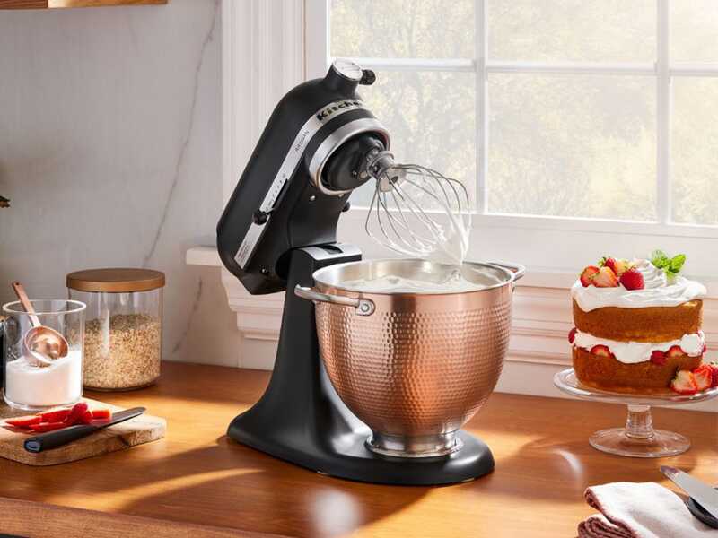 KitchenAid 5KSM5SSBCB - Bol en cuivre martel&eacute; 4,7 L