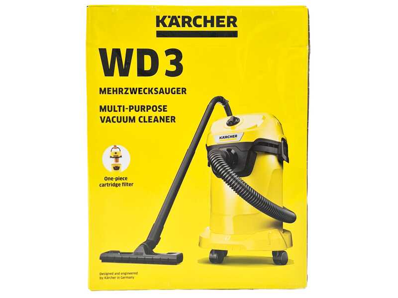 Karcher WD 3 V-19/4/20 - Bidon aspirateur - Bidon en plastique de 19 litres