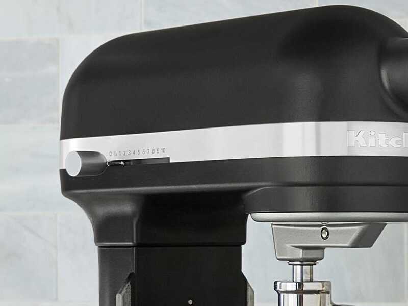 KitchenAid Artisan 5KSM60SPX-EBM Noir mat - Batteur m&eacute;langeur plan&eacute;taire avec cuve amovible