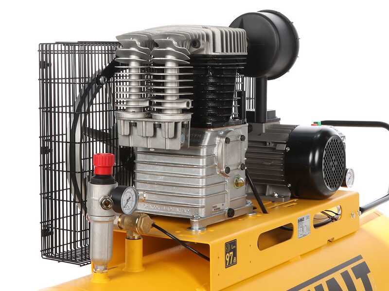DEWALT DXCMB4T270HCE - Compresseur d'air &eacute;lectrique triphas&eacute; par courroie - Moteur 4 CV &ndash; 270 L