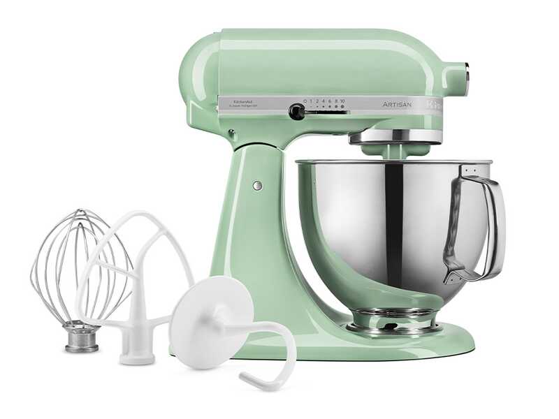 KitchenAid Artisan 5KSM125-EPT Pistache - Batteur m&eacute;langeur plan&eacute;taire avec t&ecirc;te relevable