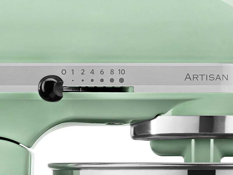 KitchenAid Artisan 5KSM125-EPT Pistache - Batteur m&eacute;langeur plan&eacute;taire avec t&ecirc;te relevable