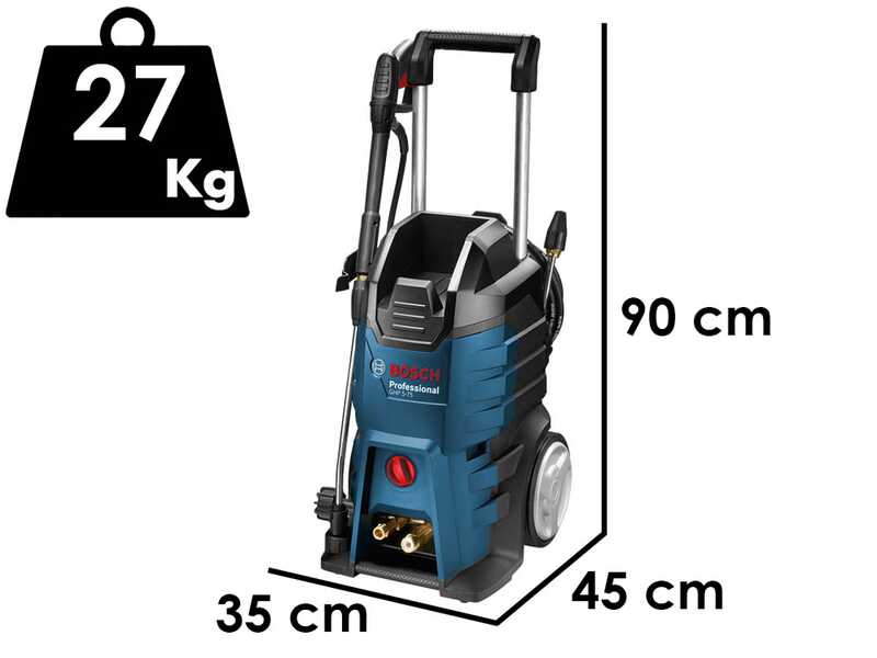 Bosch Professional GHP 5-75 - Nettoyeur haute pression &agrave; eau froide - 185 bars - 570 l/h