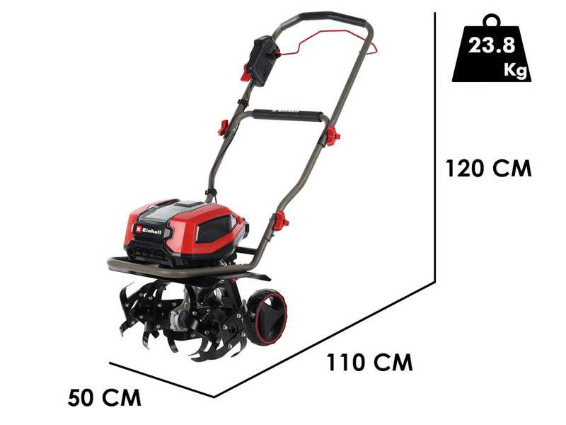 Einhell GP-CR 36/45 Li E BL - Solo - Motobineuse &agrave; batterie - 36V - SANS BATTERIE ET SANS CHARGEUR