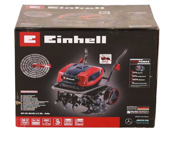 Einhell GP-CR 36/45 Li E BL - Solo - Motobineuse &agrave; batterie - 36V - SANS BATTERIE ET SANS CHARGEUR
