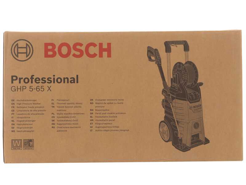Bosch Professional GHP 5-75 X - Nettoyeur haute pression &agrave; eau froide - 185 bars - 570 l/h