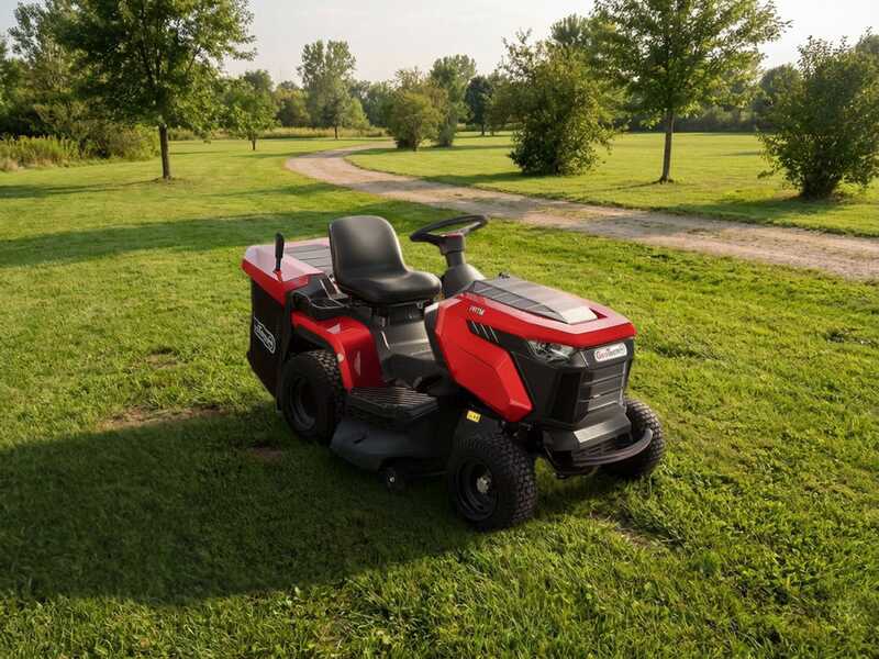 GeoTech-Pro PRTM 200-1020 H-CM - Tracteur tondeuse - Transmission hydrostatique - Bac de ramassage