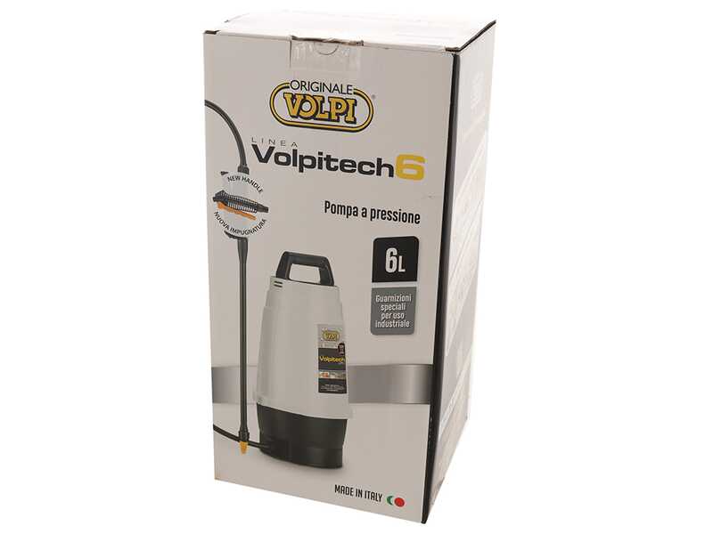 Volpi Volpitech 6 - Pompe de pulv&eacute;risation manuelle - &Agrave; dos
