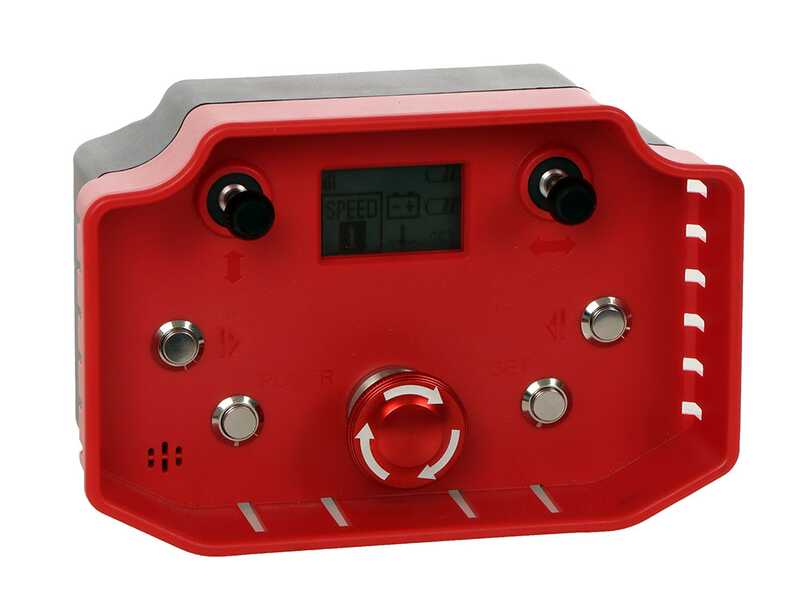 Blue Bird FM 24-65 - Robot de d&eacute;broussaillage &agrave; chenilles hybride (thermique + batterie) - Radiocommand&eacute;