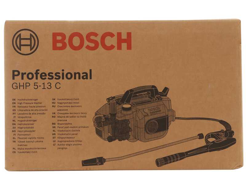 Bosch Professional GHP 5-13 C - Nettoyeur haute pression &agrave; eau froide - 140 bars - 522 l/h