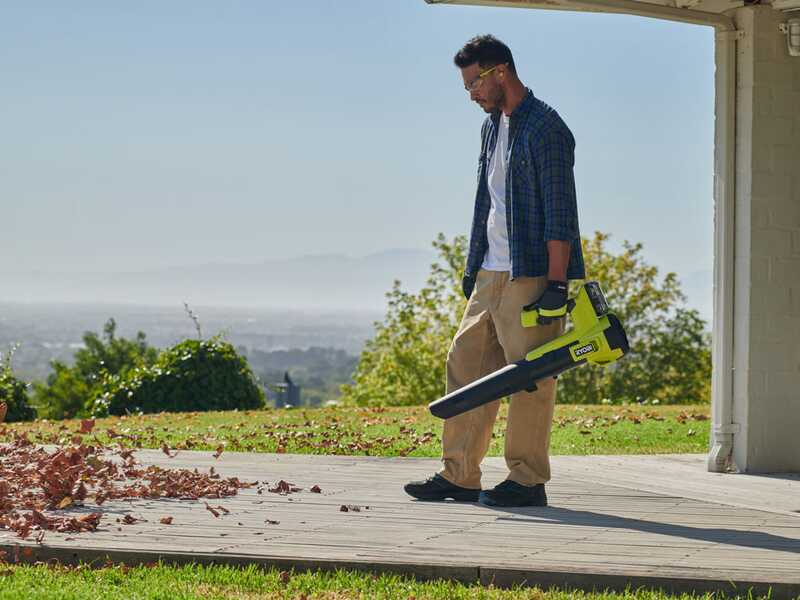 Ryobi RY18BLB-140 - Souffleur &agrave; feuilles &agrave; batterie turbojet - 18 V 4 Ah