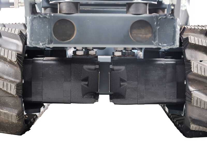 Benassi H660CS - Brouette &agrave; moteur sur chenilles - Benne dumper hydraulique avec pelle - Capacit&eacute; charge 600 Kg - Transmission hydrostatique