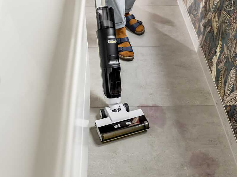 Karcher FCV 3 - Autolaveuse &agrave; batterie - 3 en 1 : lave, s&egrave;che et aspire