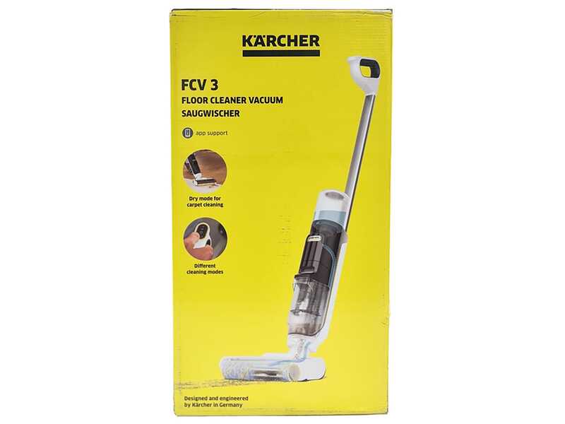 Karcher FCV 3 - Autolaveuse &agrave; batterie - 3 en 1 : lave, s&egrave;che et aspire
