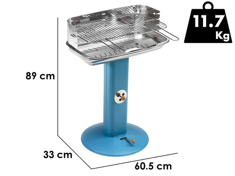 Ompagrill Venus 60700/R - Barbecue &agrave; charbon