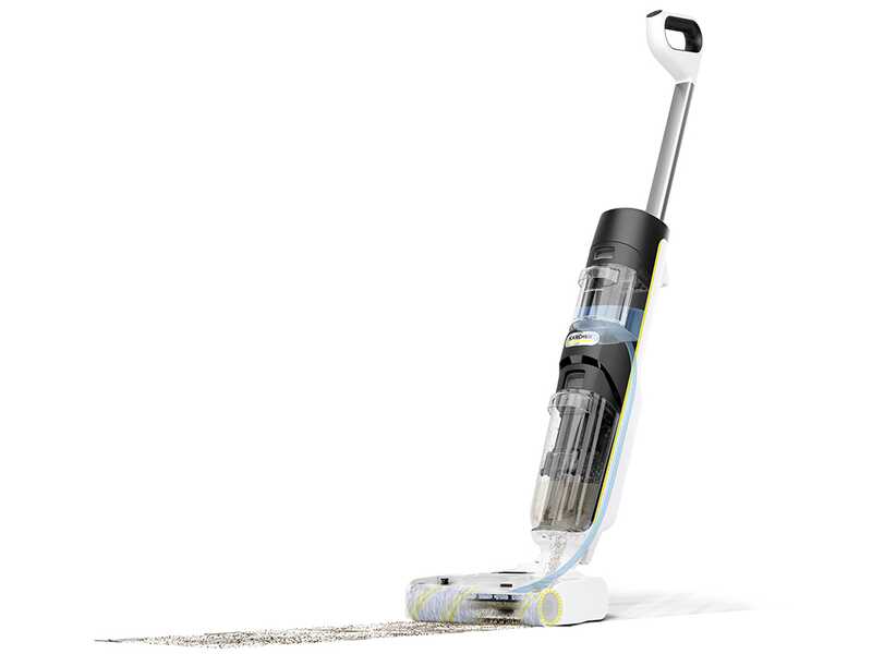 Karcher FCV 4 - Autolaveuse &agrave; batterie - 3 en 1 : lave, s&egrave;che et aspire