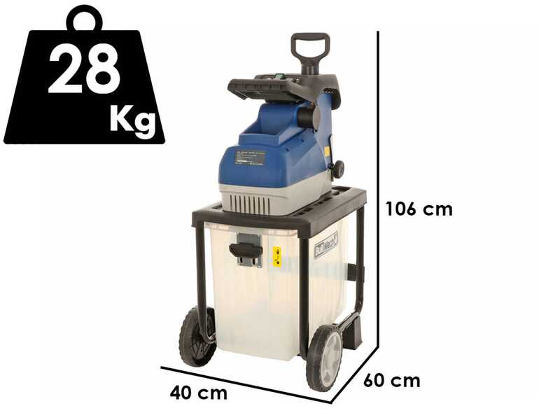 BullMach Tersic 45 Roller - Broyeur &eacute;lectrique - Avec bac de r&eacute;cup&eacute;ration
