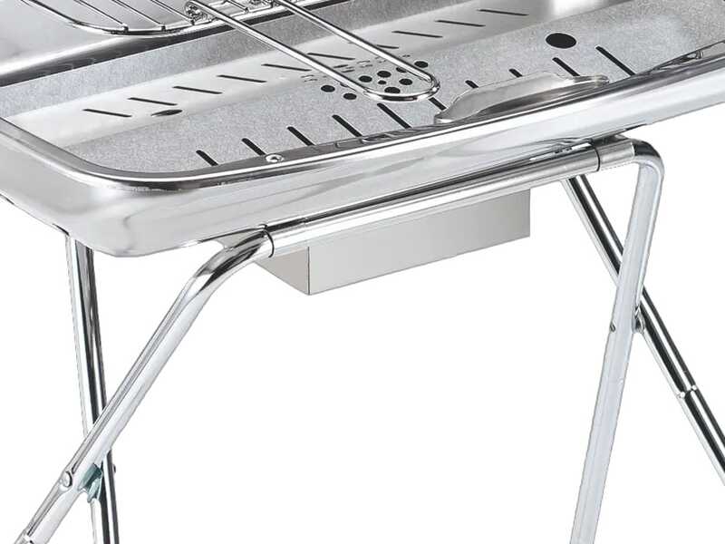 Ompagrill 60-40/XC Inox - Barbecue &agrave; charbon