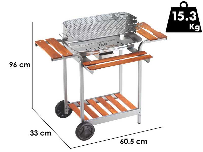 Ompagrill 60-40/Pro/C - Barbecue &agrave; charbon