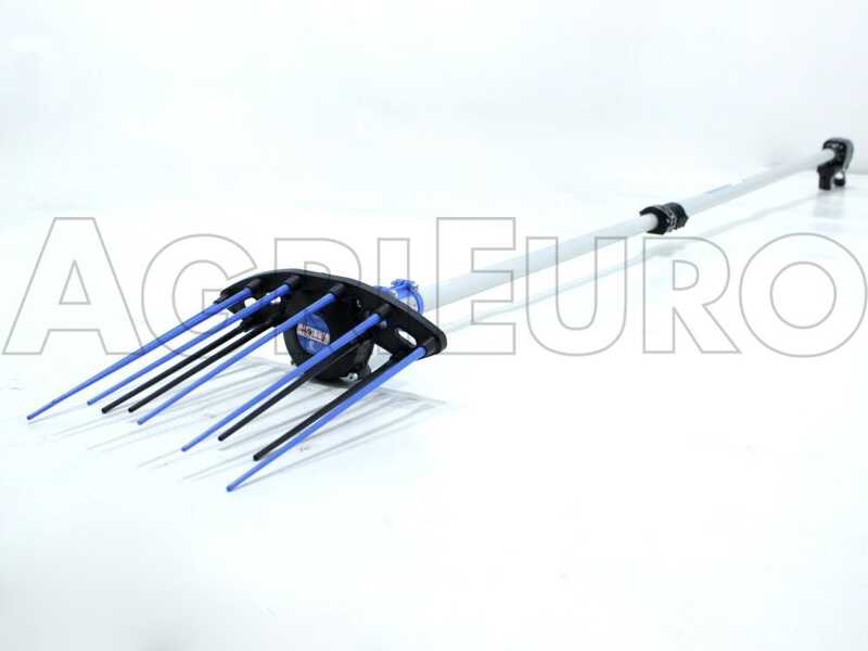 Campagnola Nuovo Holly - Peigne vibreur &eacute;lectrique 245/330 cm &agrave; batterie - Perche T&eacute;lescopique en aluminium - SANS BATTERIE NI CHARGEUR