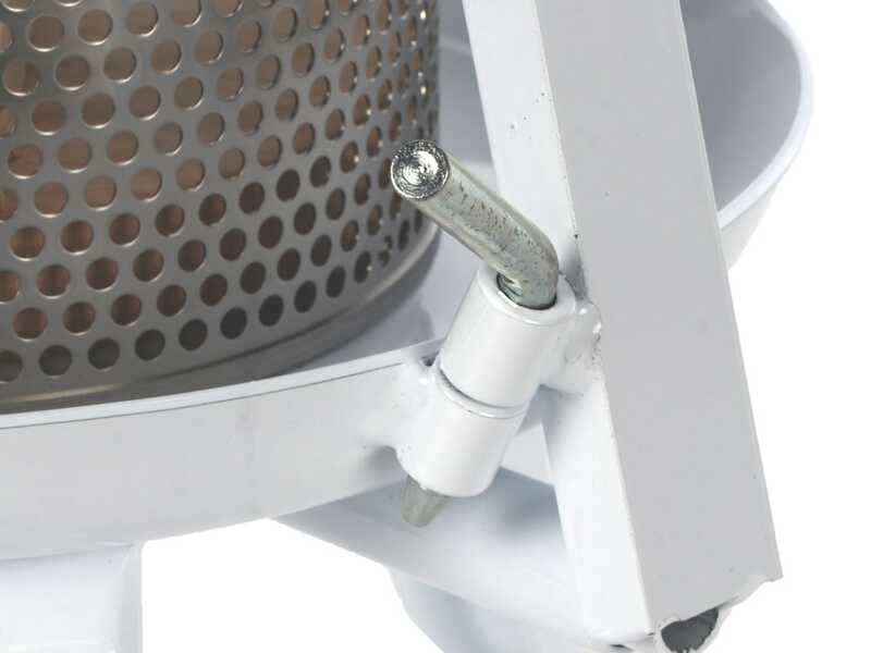Enotecnica Pillan &ndash; Pressoir &agrave; vis pour fruits et l&eacute;gumes 9 L &ndash; Cage en acier inoxydable