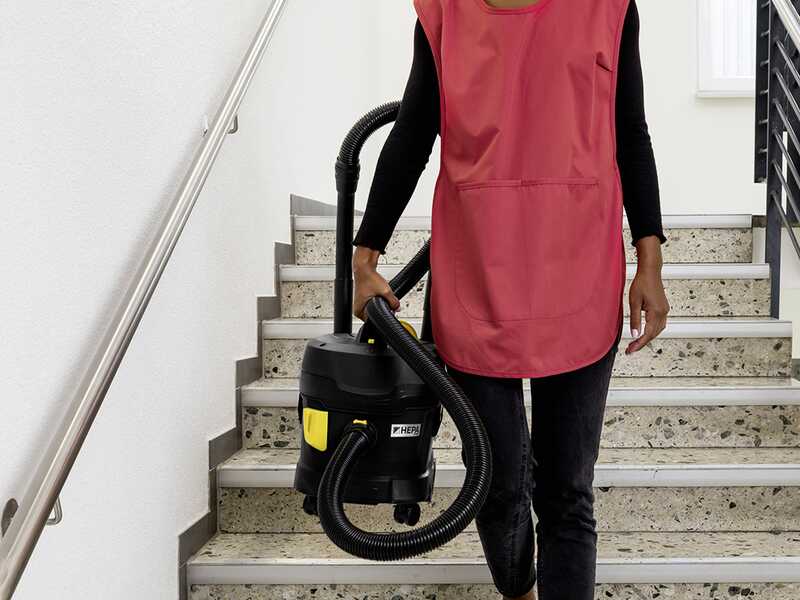 Karcher Pro T 11/1 Classic HEPA Re! Plast - Aspirateur professionnel ULTRA silencieux - 850 W