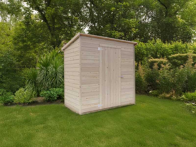 Alce Stefy 207x102 - Abri de jardin en bois - 207x102x215 cm