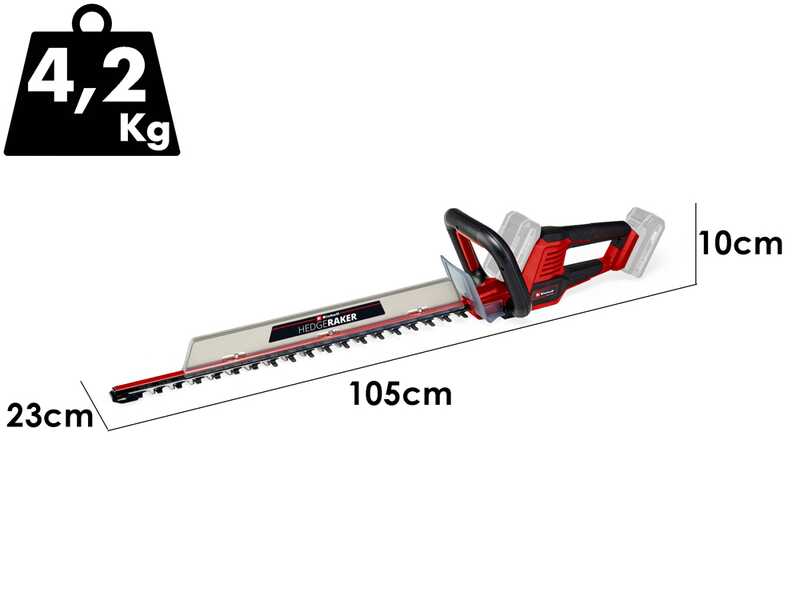 Einhell GE-CH 36/61 Li - Taille-haie &agrave; batterie - 36 V - 2x18 V - Lame de 67 cm