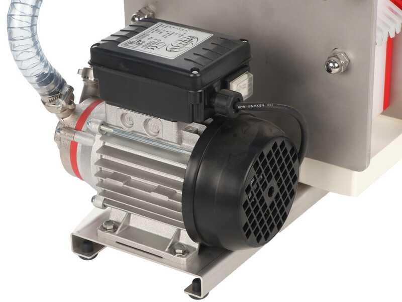 Enotecnica Pillan FC8 - Filtre &agrave; vin professionnel pour 8 cartons 20x20 cm - Ch&acirc;ssis INOX et pompe NOVAX