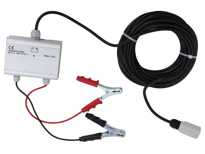 Aima Furia 2.0 Plus - Peigne vibreur &eacute;lectrique &agrave; batterie - Perche en aluminium avec rallonge 210 cm-310 cm