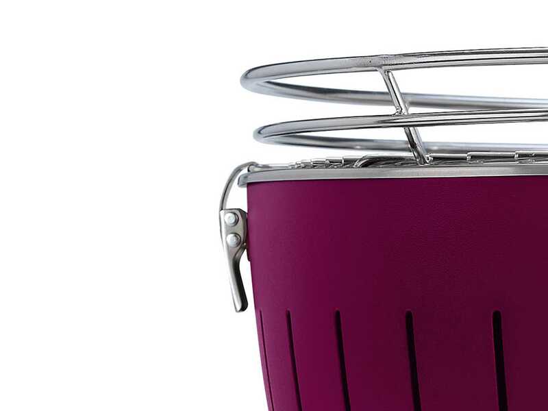 LotusGrill LG G435 U PU - Barbecue portable pour l'ext&eacute;rieur XL - Coque violette