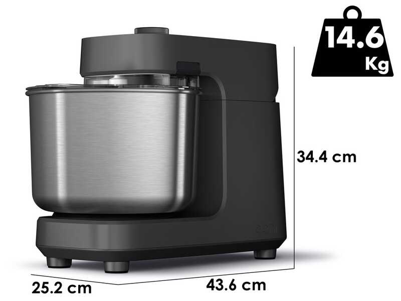 OONI Halo Pro Spiral Charcoal Grey - P&eacute;trin &agrave; spirale 7 kg