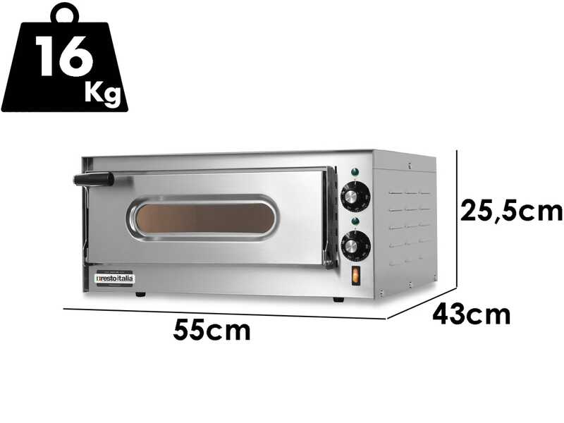 Resto Italia Small G - Four &eacute;lectrique &agrave; pizza - 1600 W