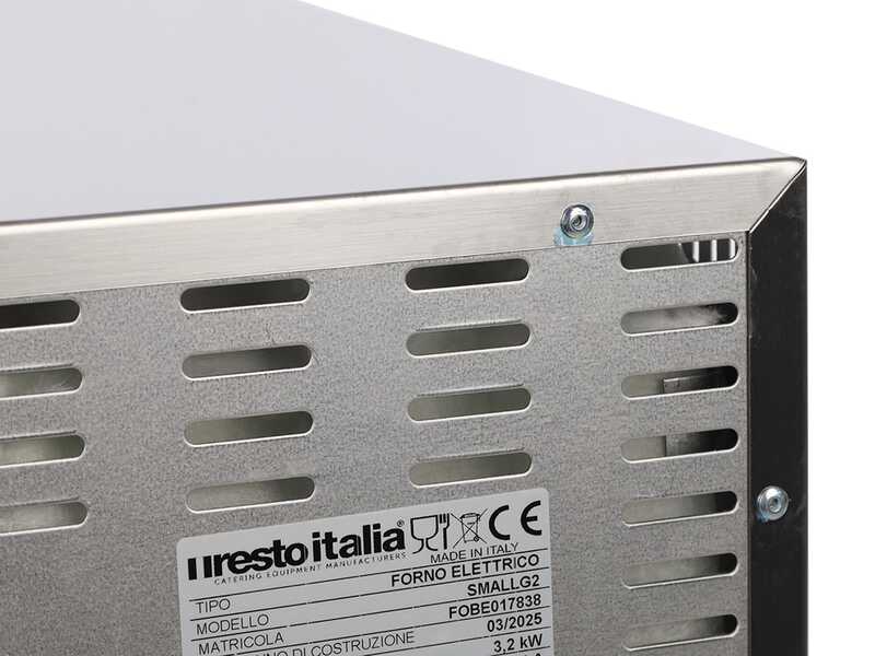 Resto Italia Small G2 - Four &eacute;lectrique &agrave; pizza - Double chambre