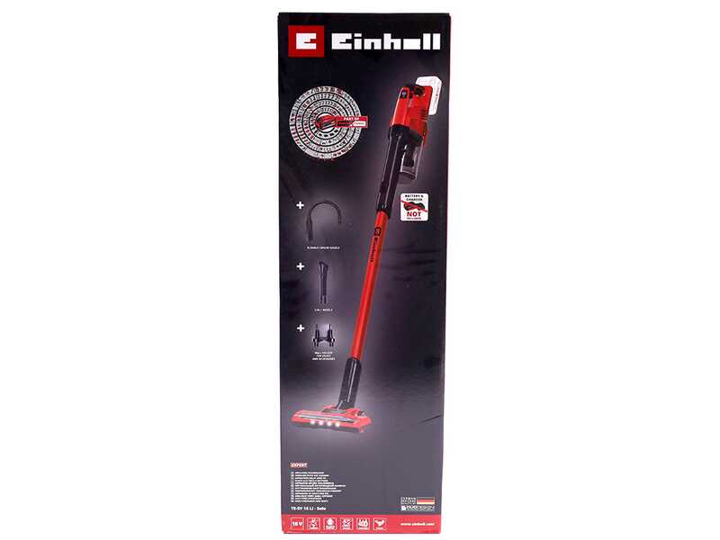 Einhell TE-SV 18 Li - Aspirateur - Balai &agrave; batterie - 2 en 1 - 18 V/5,2 Ah