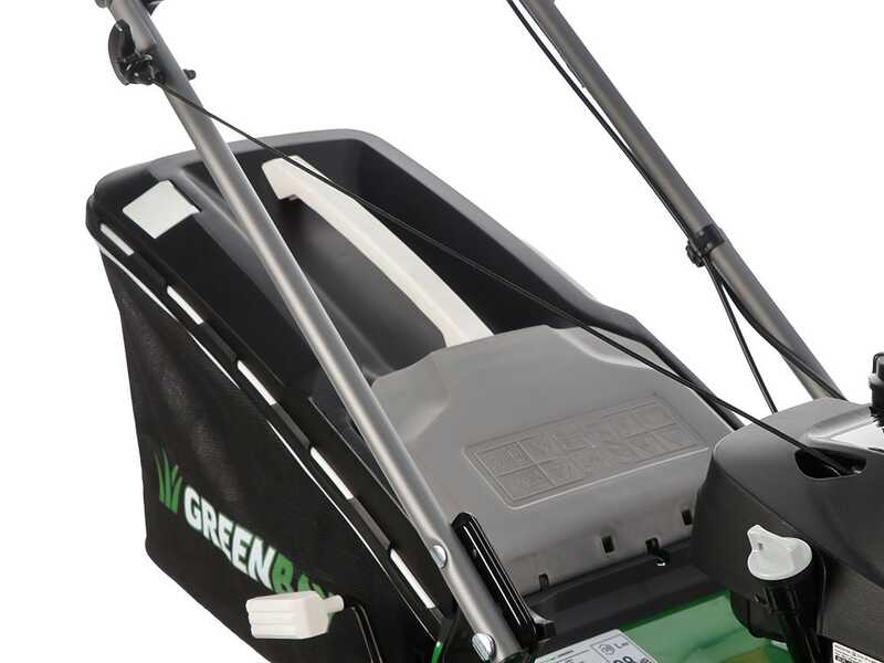 GreenBay GB-LM 51 H MY25 - Tondeuse &agrave; gazon thermique tract&eacute;e - 4 en 1 - Moteur Honda GCVx170 - Largeur de coupe 51 cm