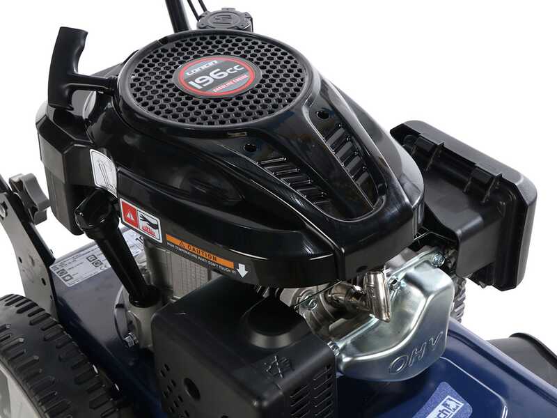 BullMach FALCIA 196-560 - D&eacute;broussailleuse &agrave; roues &agrave; essence 4 temps &agrave; pouss&eacute;e manuelle