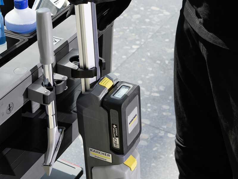 Karcher BR 30/1 C Bp Pack 18/30 - Nettoyeur de sols &agrave; batterie 3 en 1 : lave, s&egrave;che, aspire