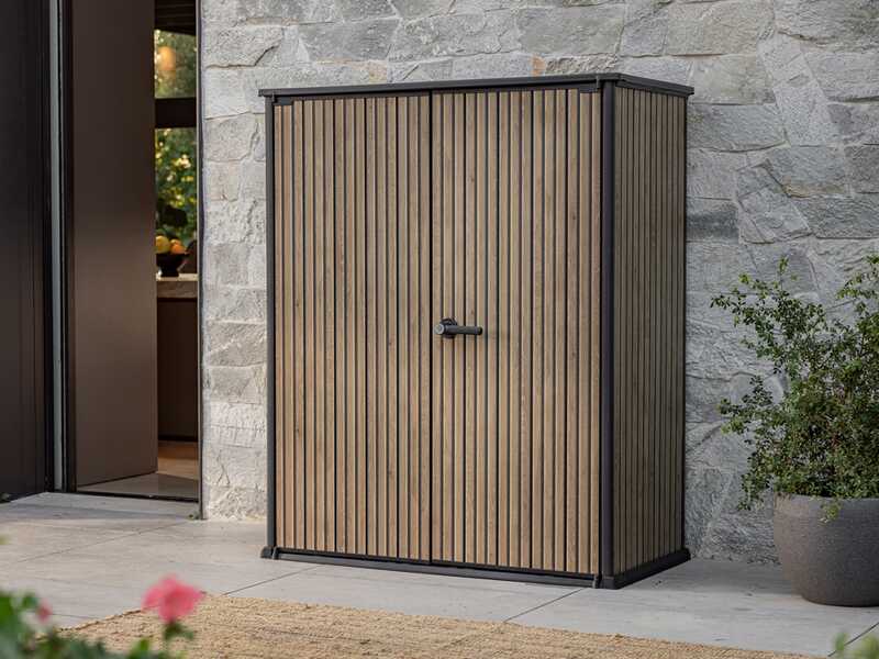 Keter Signature Venetian - Armoire &agrave; outils de jardin - 140 x 73 x 170 cm
