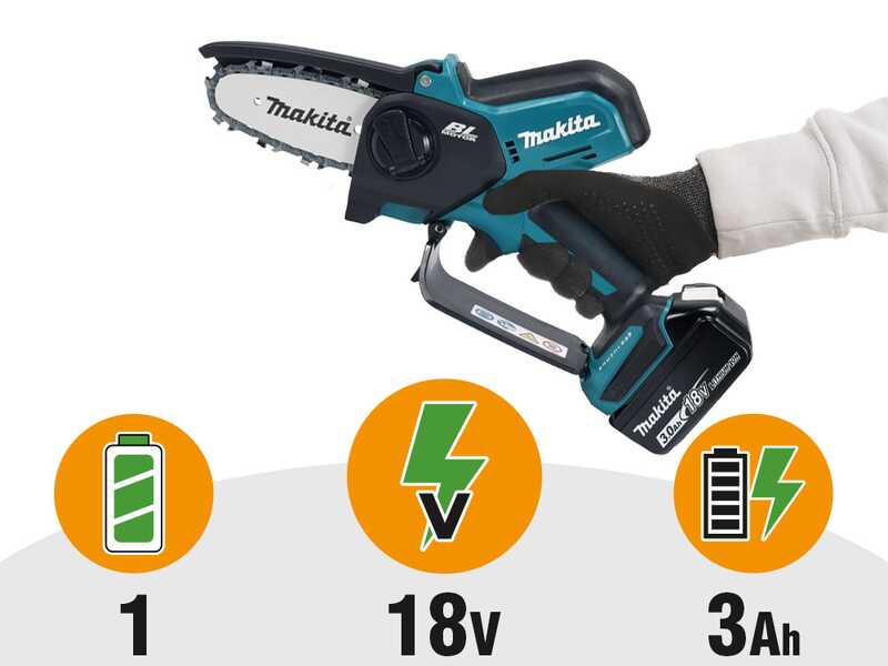 Makita DUC101ZJ LXT - &Eacute;lagueuse manuelle &agrave; batterie - 18 V/3 Ah