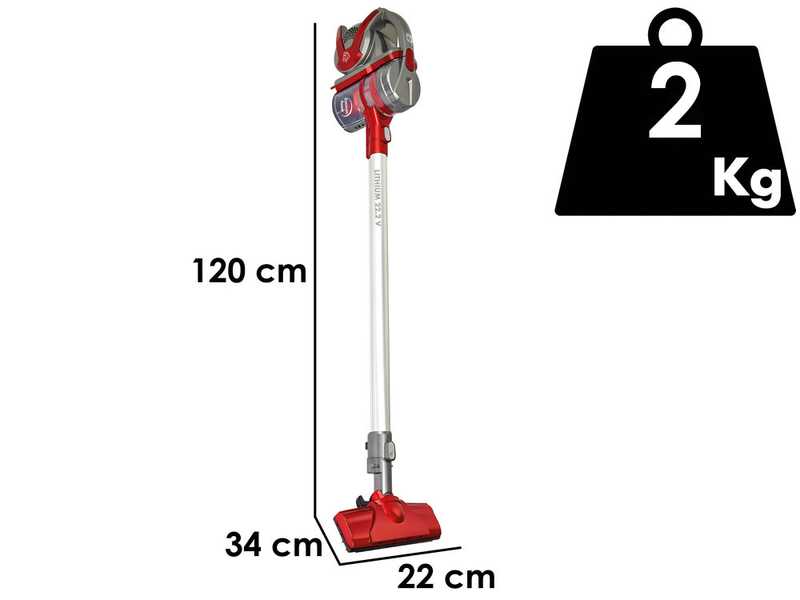 DCG BS5070 - Balai &eacute;lectrique rechargeable sans fil - Batterie au lithium 22,2 V