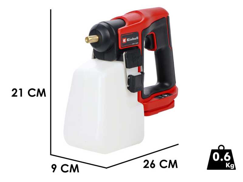 Einhell GE-WS 18/10 Li - Atomiseur portable &agrave; batterie - Batterie de 18V 4Ah