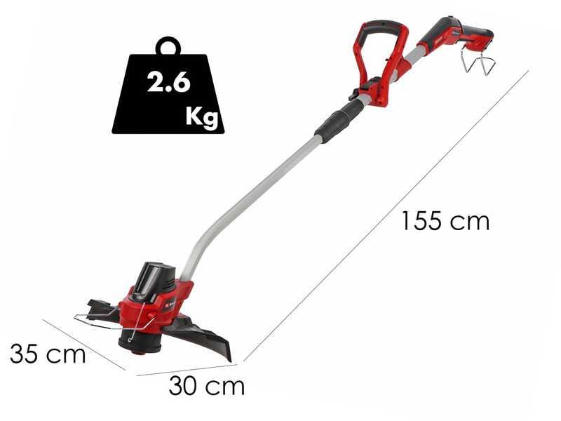 Einhell GE-CT 18/33 Li - Coupe-bordure &agrave; batterie - 18V/5.2Ah