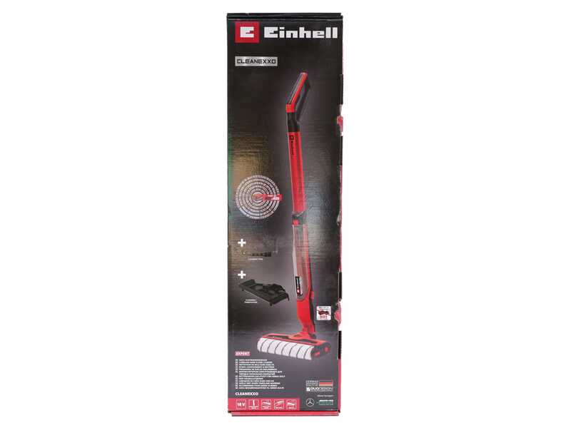 Einhell CLEANEXXO - Nettoyeur de sols &agrave; batterie 3 en 1 :  lave, s&egrave;che et aspire