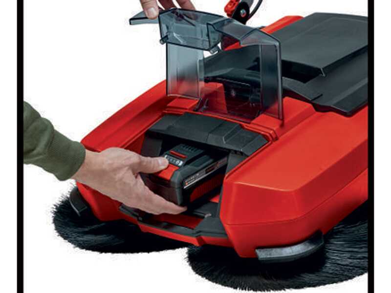Einhell TE-SW 18/610 Li S - Balayeuse &agrave; batterie avec bac de ramassage - SANS BATTERIE NI CHARGEUR