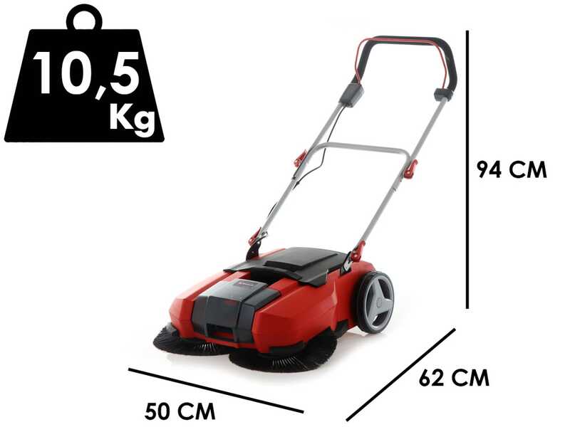 Einhell TE-SW 18/610 Li S - Balayeuse &agrave; batterie avec bac de ramassage - SANS BATTERIE NI CHARGEUR